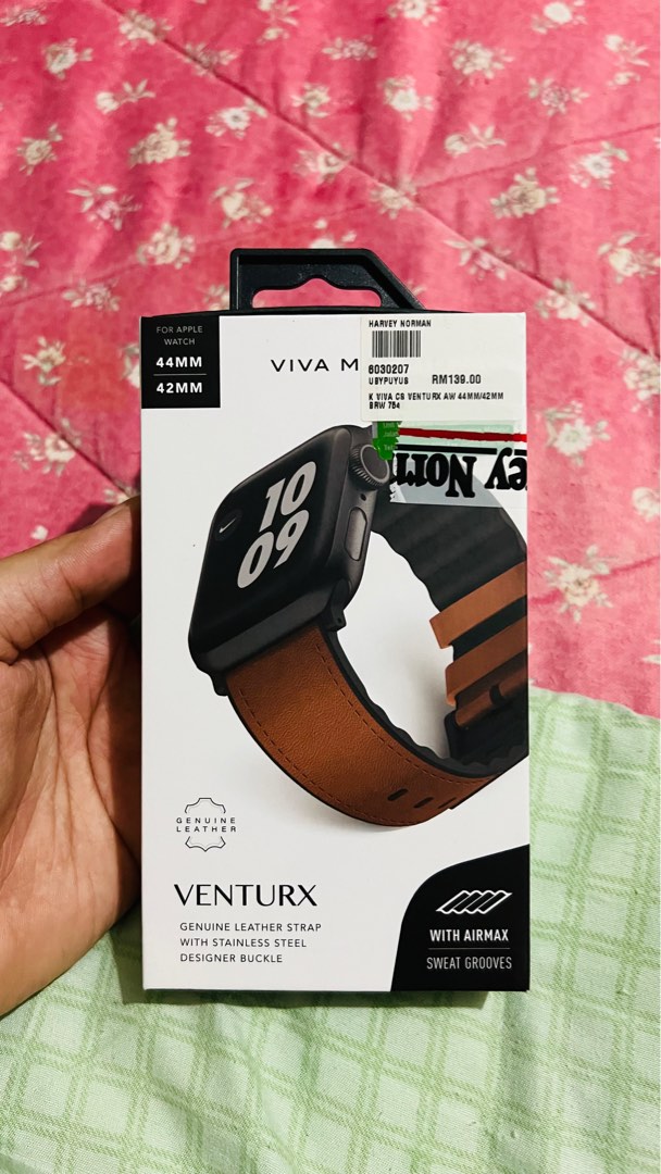 Apple watch strap Brown Viva Madrid Venturx 44mm 42mm