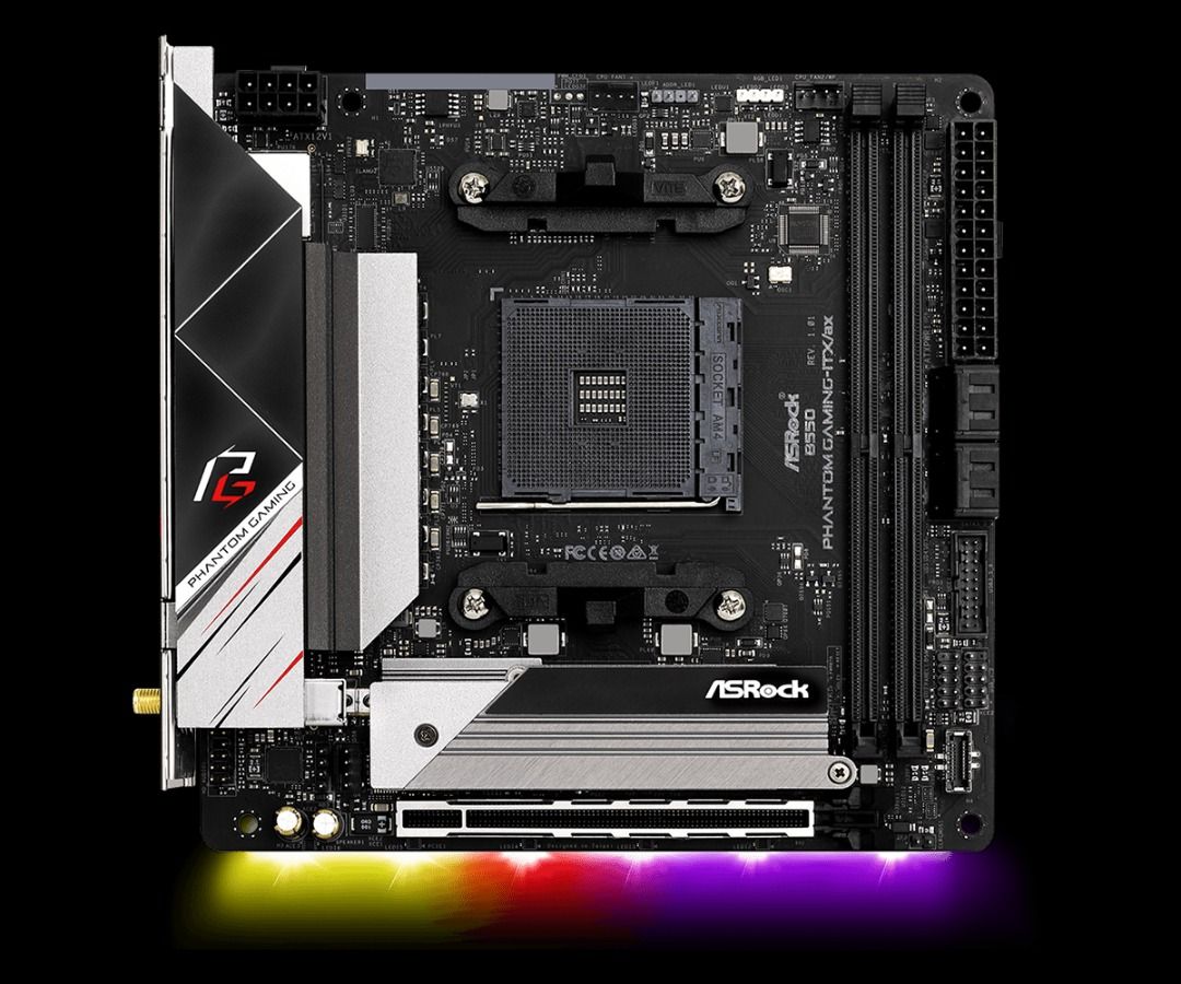 ASRock MB B550 PHANTOM GAMING-ITX/AX, Computers & Tech, Parts ...