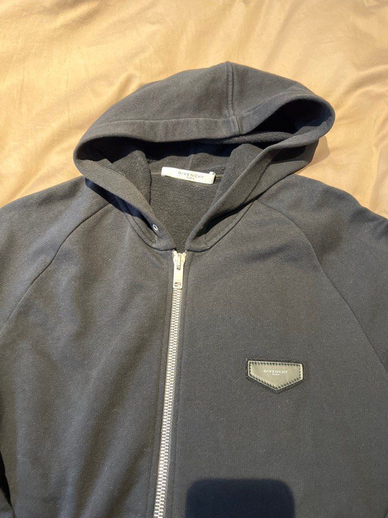 Authentic 100 Cotton Givenchy Leather Triangle Hoodie Luxury