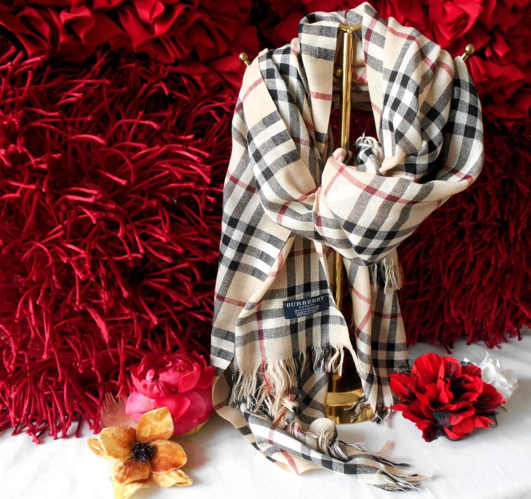 Authentic burberry scarf clearance
