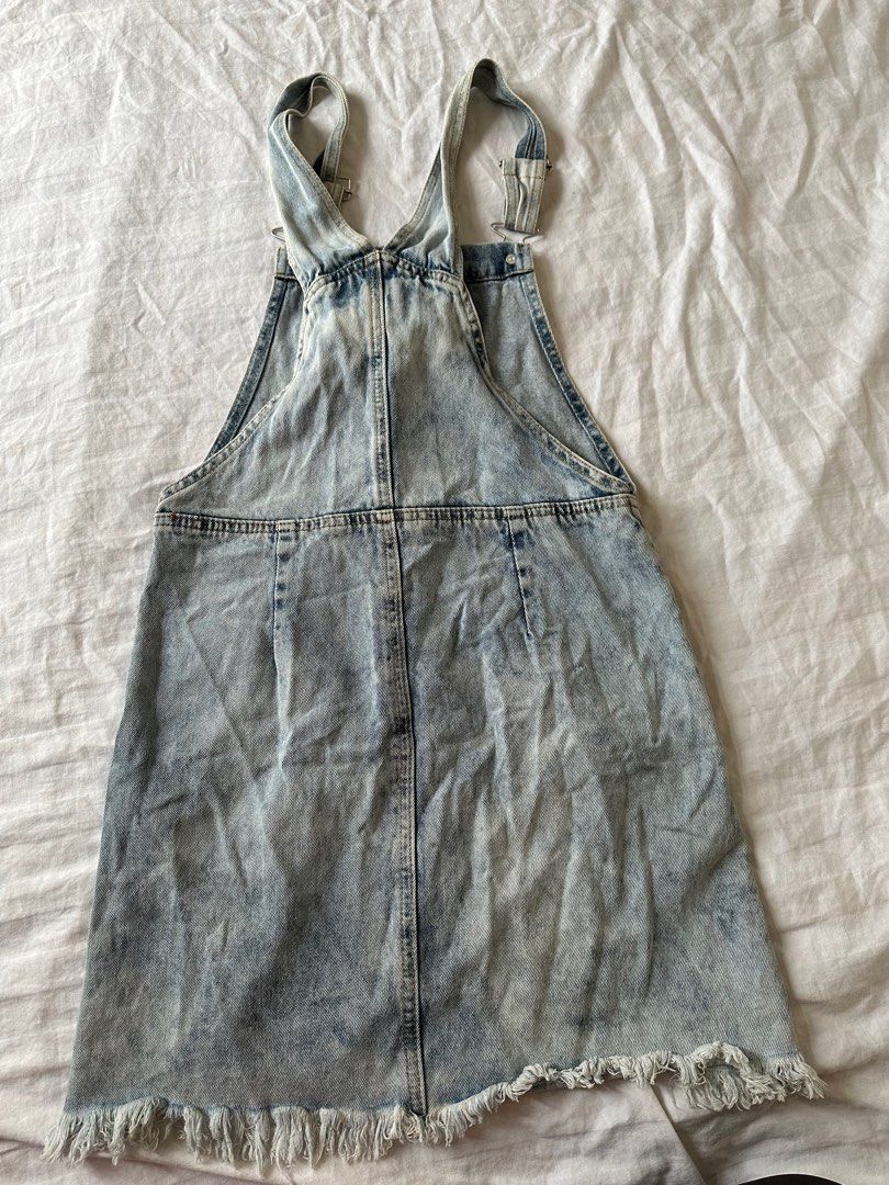 Authentic Forever 21 Denim Blue Jumper Skirt