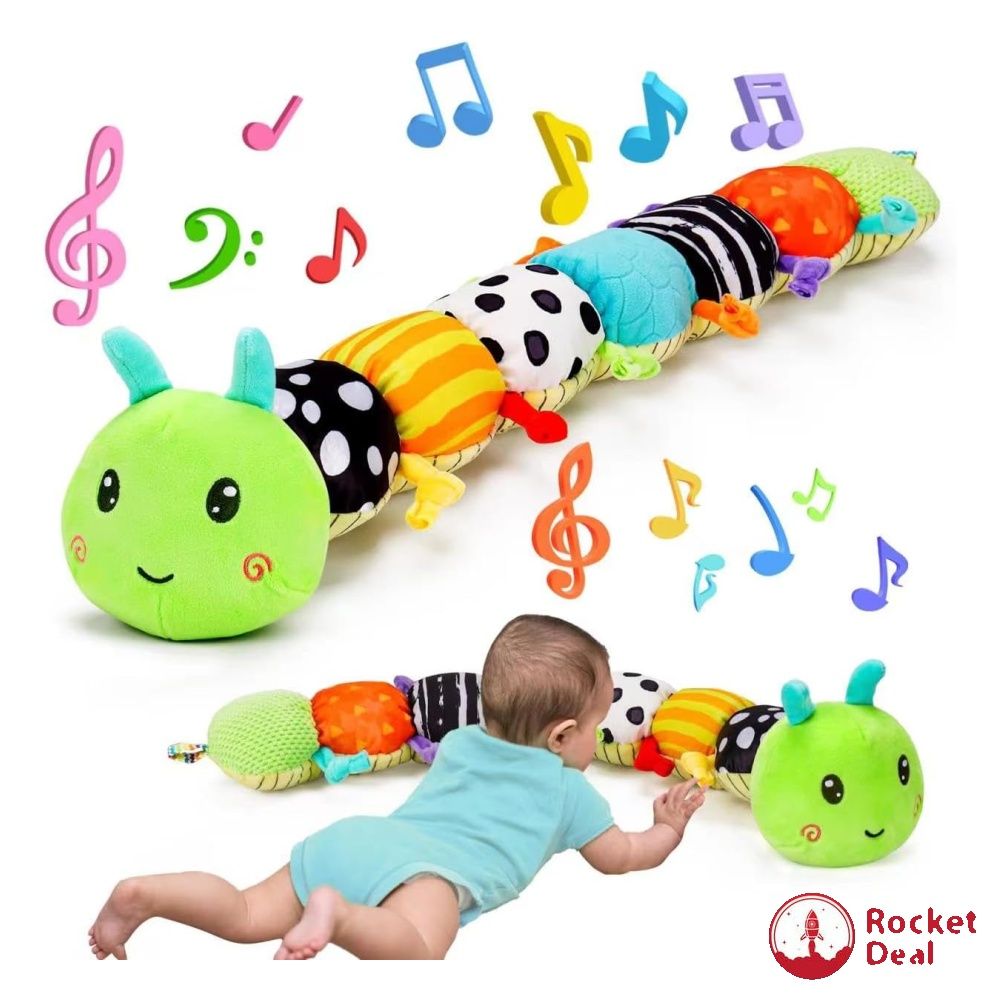 Baby Sensory Toys 0 6 Months Musical Animal Stuffed Plush Soft