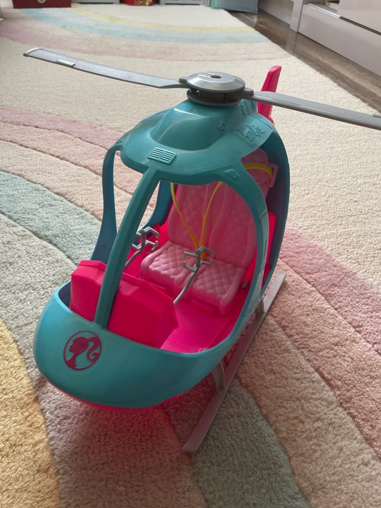 Barbie 2025 travel helicopter