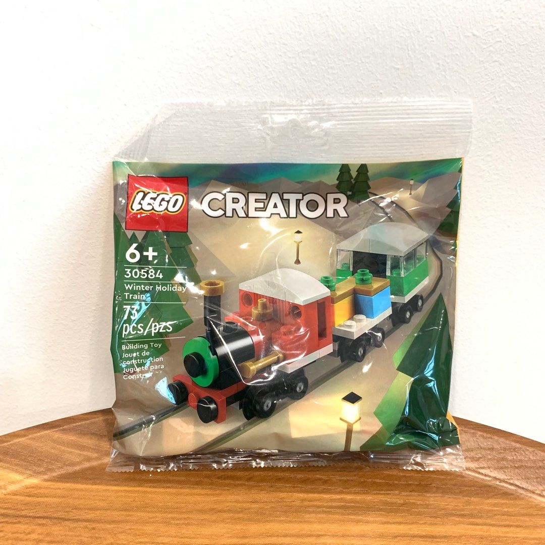 Lego christmas train polybag store