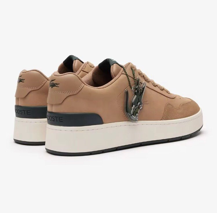 Brand New Lacoste Brown Leather Sneaker