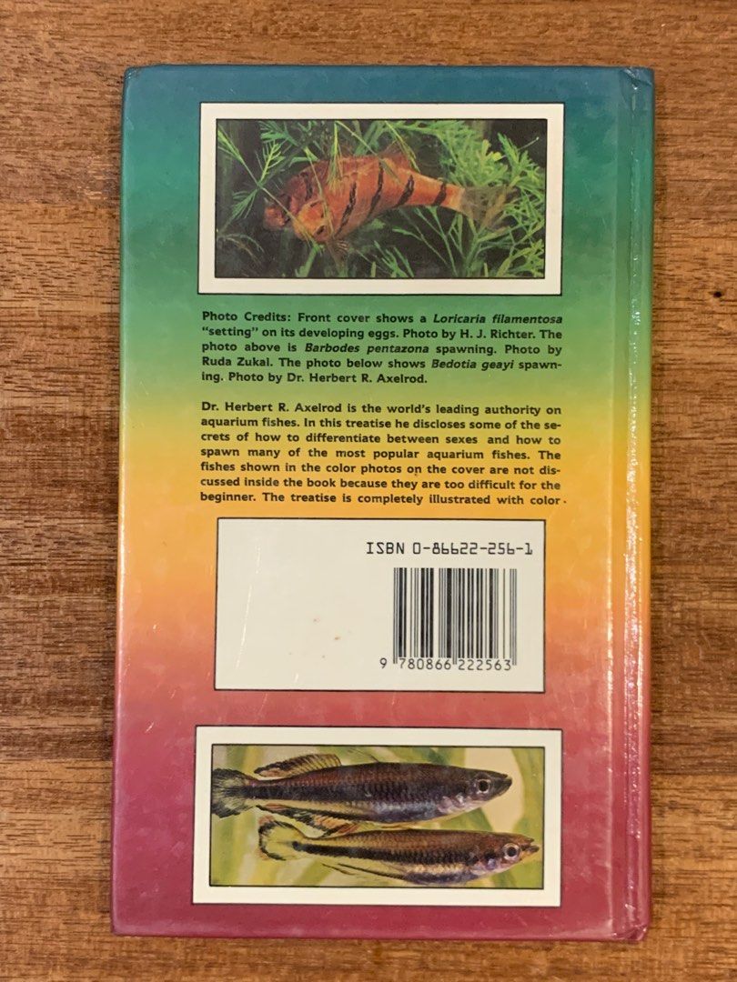BREEDING AQUARIUM FISHES A COMPLETE INTRODUCTION book by Dr. Herbert R