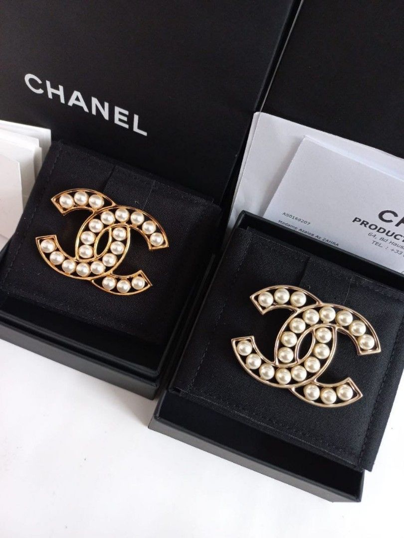 Bros Chanel Pearl Brooch authentic original