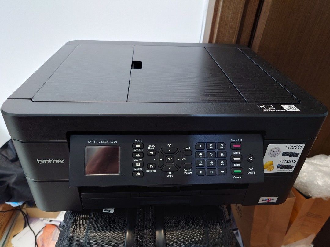Brother mfc j491dw multifunction printer print function not working