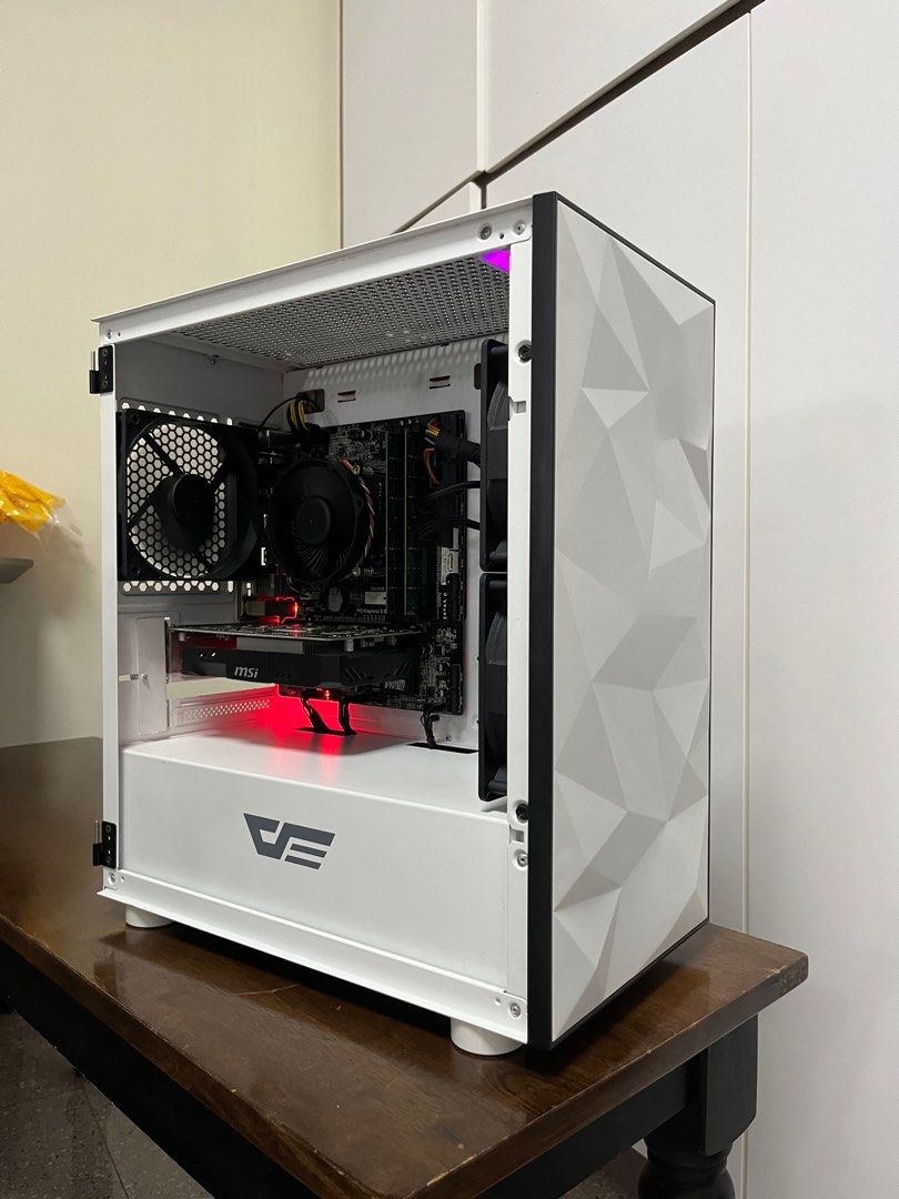 BUDGET I7 RGB GAMING PC DESKTOP CPU CHEAPEST GTX 1050TI 16GB RAM