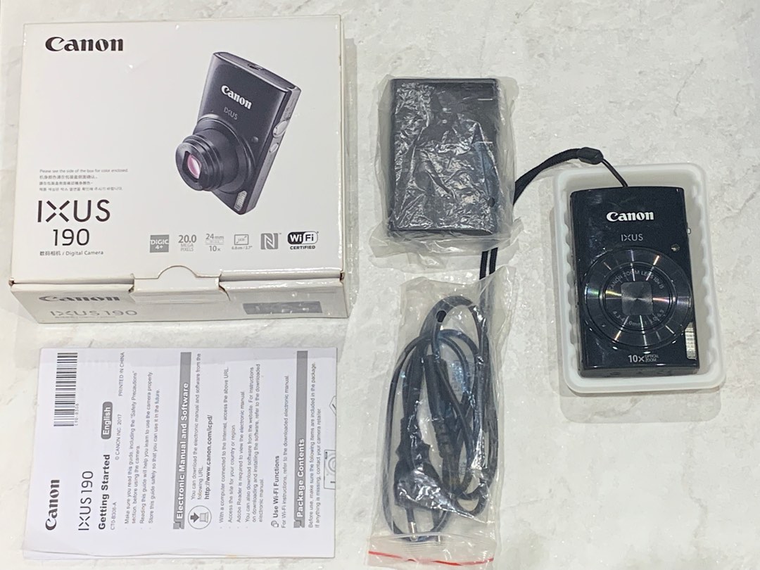 Canon IXUS 190 Digital Camera Digicam, Photography, Cameras on Carousell