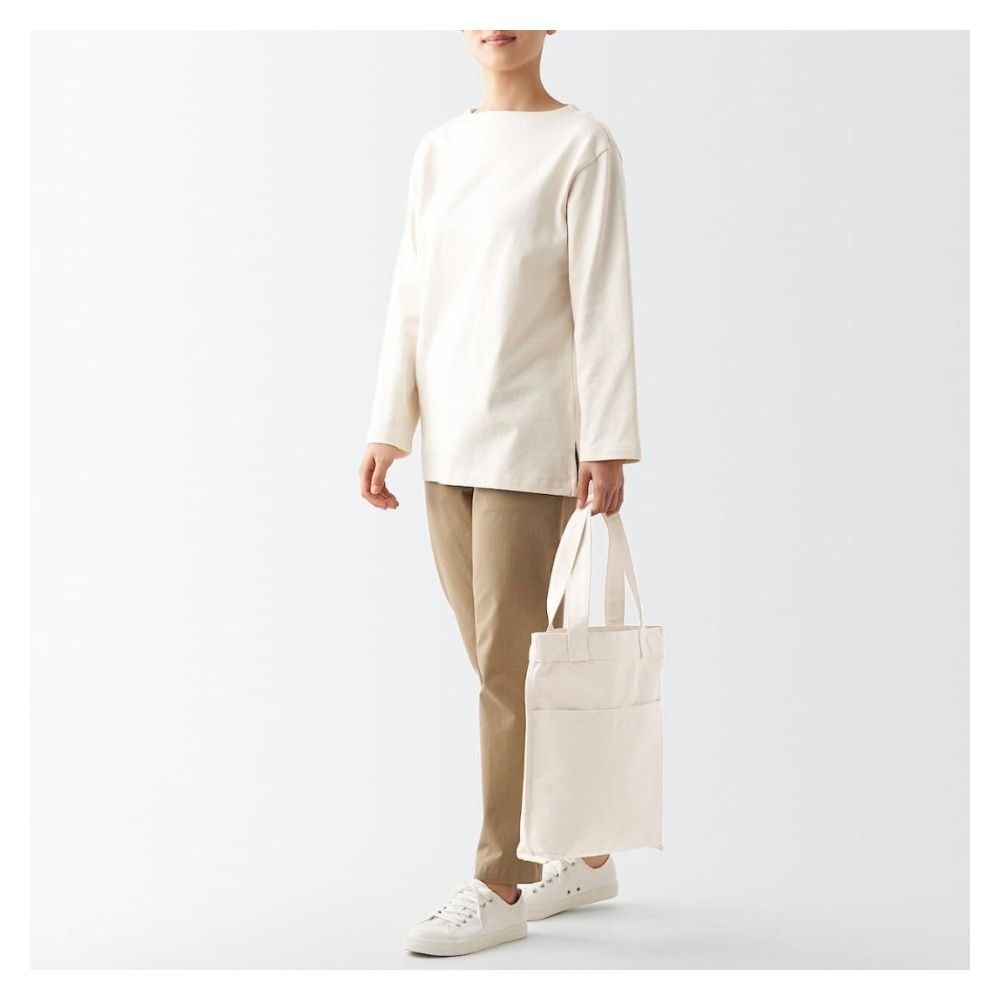 Canvas Tall Tote Bag Nat S23 Women s Fashion Bags Wallets