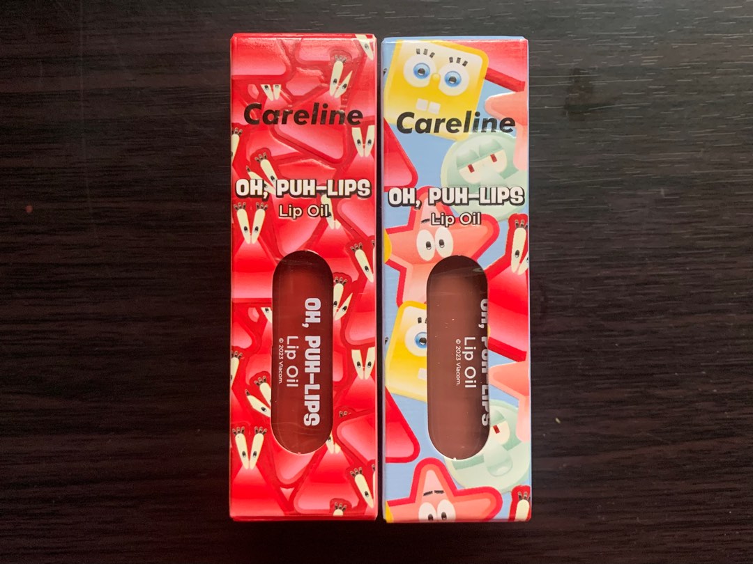 Careline x Spongebob Squarepants Oh, PuhLips Lip Oil, Beauty