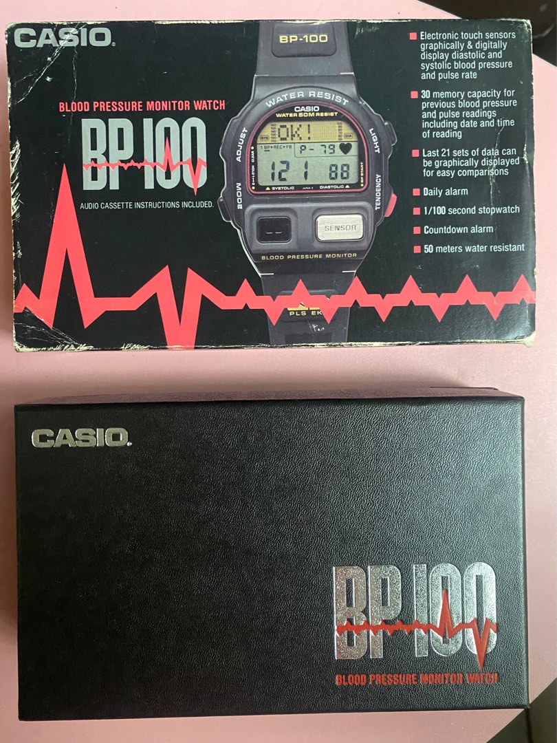 CASIO BP100 Blood Pressure Watch, Hobbies & Toys, Memorabilia ...