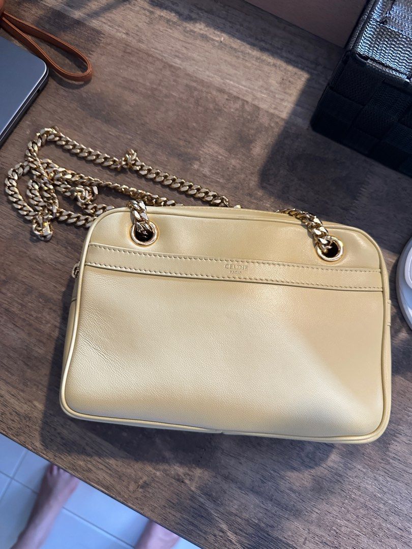 Gold discount celine bag