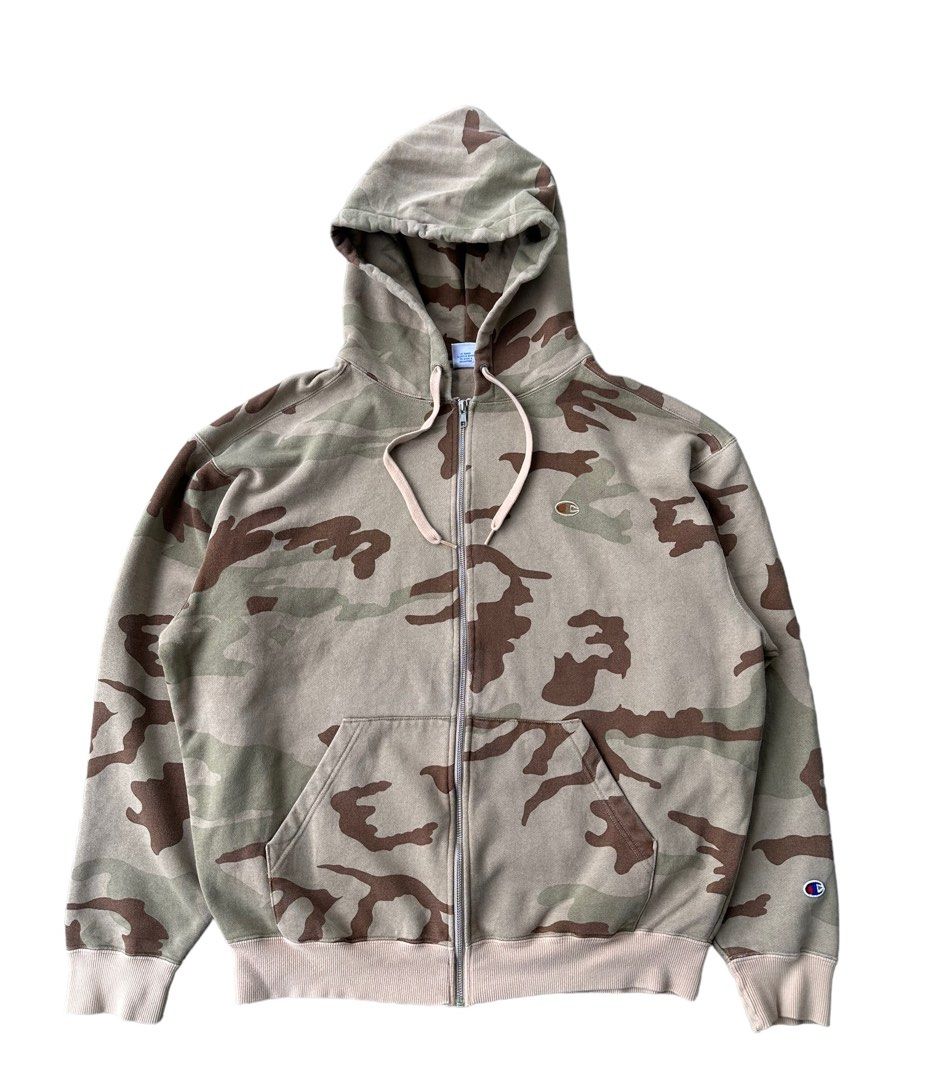 Champion grey camo hoodie store