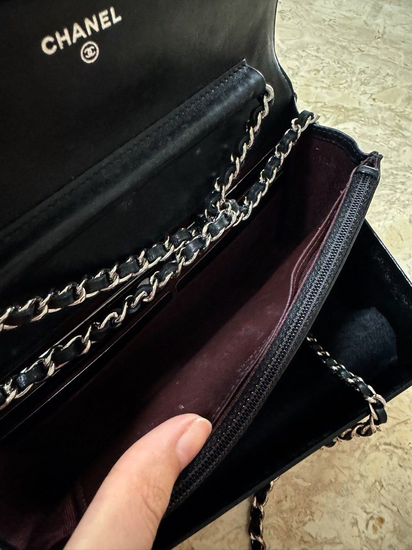 Chanel wallet on chain interior shop