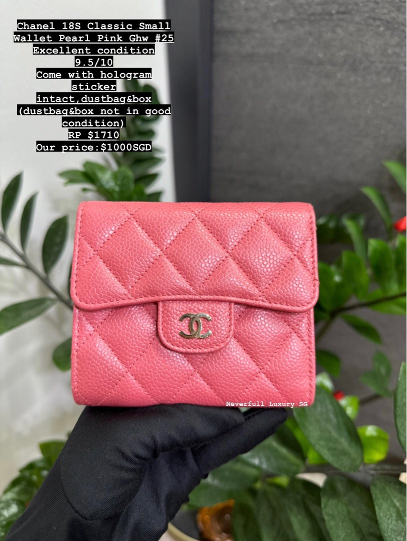 Chanel classic small wallet price shop