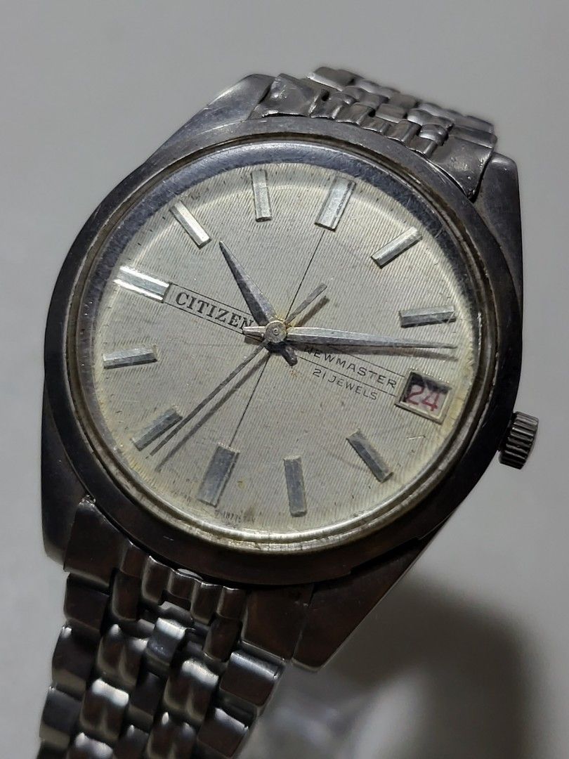Citizen Newmaster 63-1019 Manual Wind Watch (Category: Men's Watches) located in Iloilo. Submitted by KCY_Timepieces (Listing ID 1273565678, Image 2). Description: Model: Rare Vintage Citizen Newmaster Japan Material: Stainless steel Color: Ivory/Silvee Bracelet: Generic Size: 35mm Inclusions: none Certificate of Authenticity: none *********************************************** MOP: COD/COP, Bank Transfer, Gcash, 3 months 0% for BDO Credit Card 