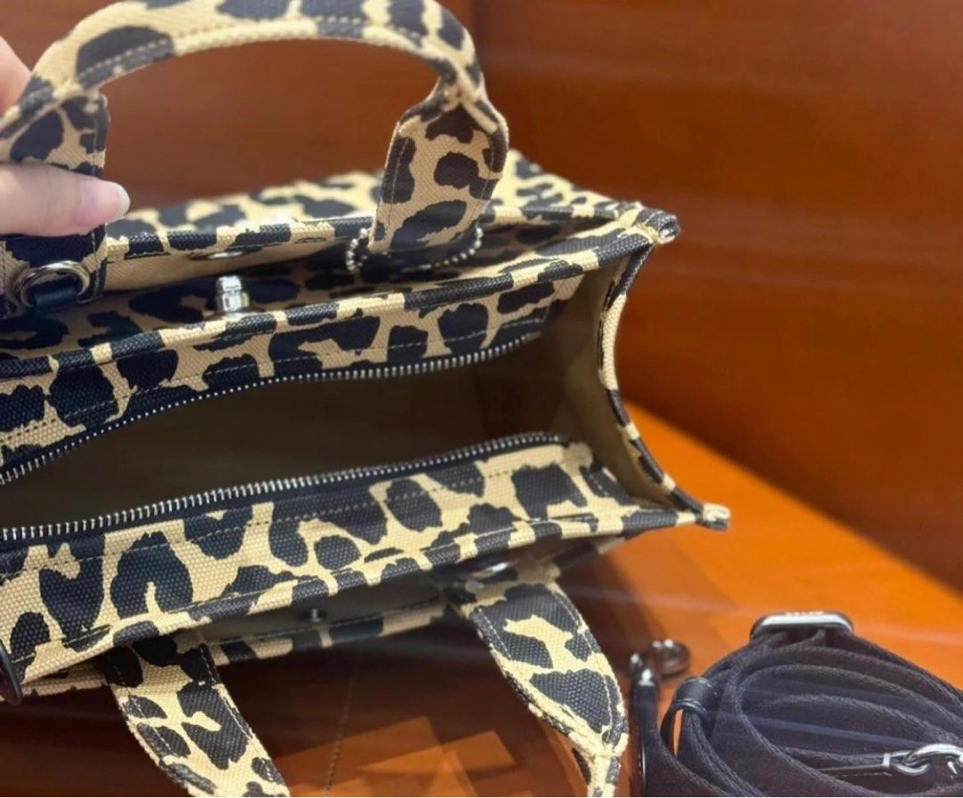 Coach leopard hotsell purse tote