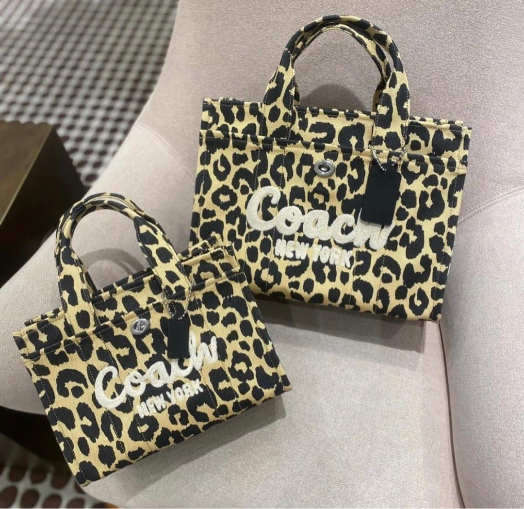 Coach Leopard Print New Tote Bag Women s Fashion Bags Wallets
