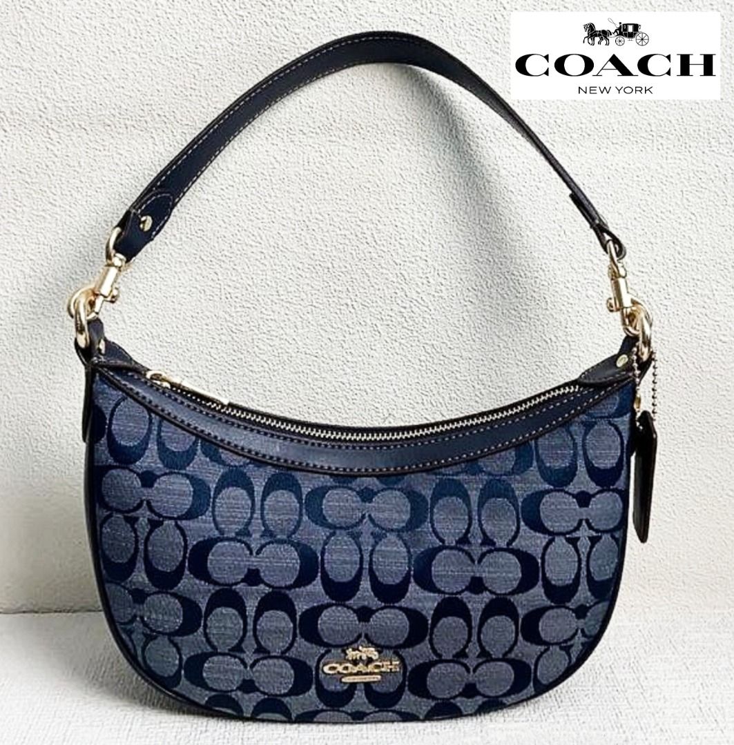 Aria large logo on sale jacquard shoulder bag