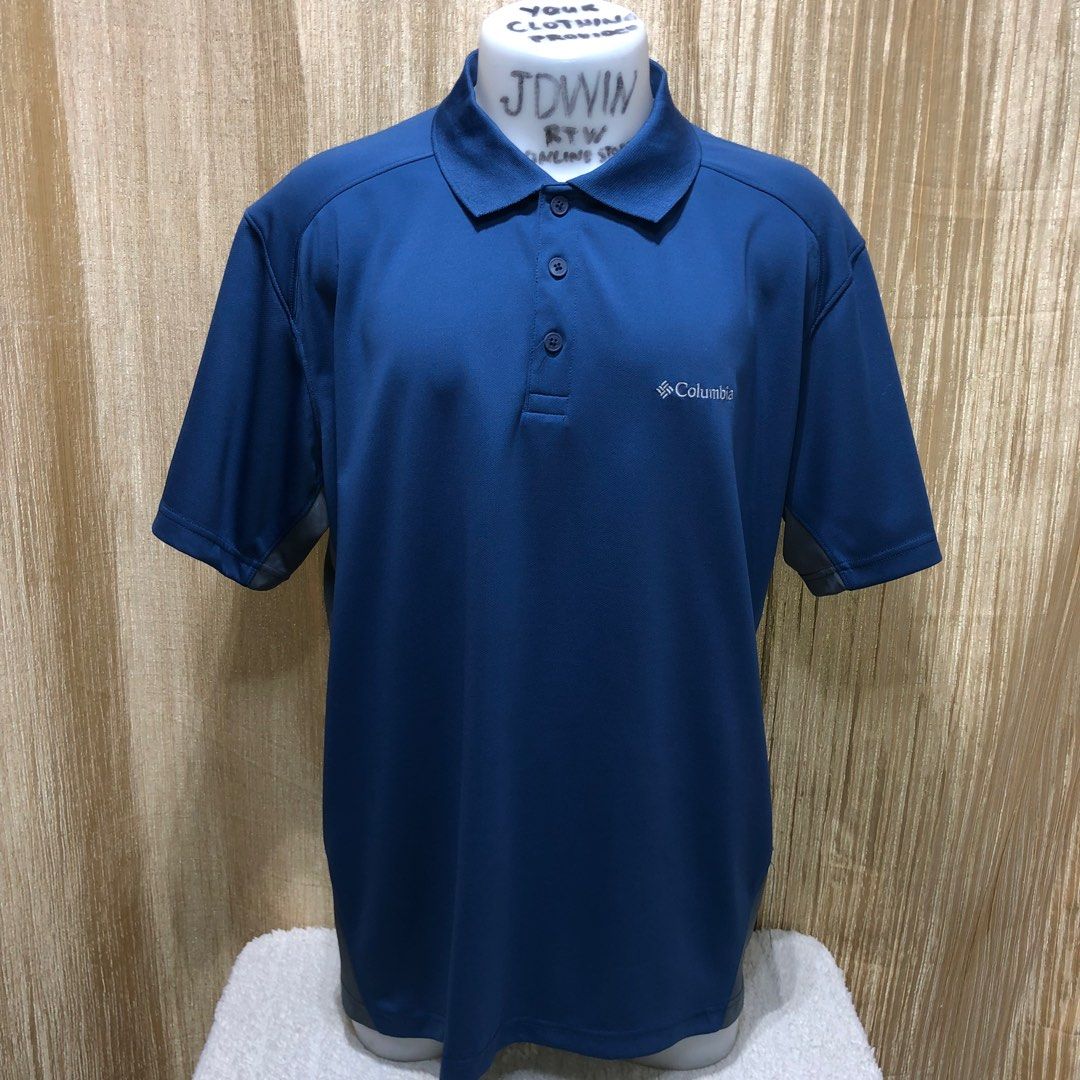 COLUMBIA OMNI SHADE SUN PROTECTION MEN S POLO SHIRTS POLYSTER