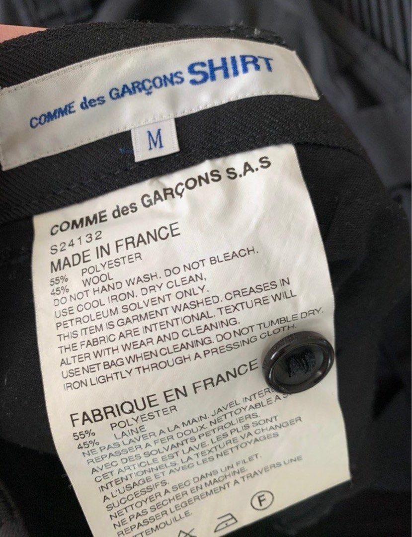 Comme Des Garcons CDG SHIRT Bondage Pants Men s Fashion Bottoms Trousers on Carousell