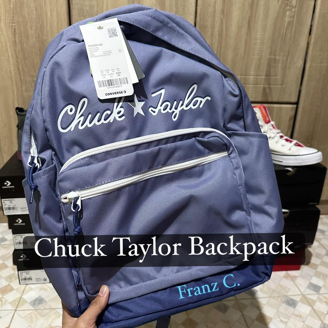 Converse Chuck Taylor Backpack Laptop Bag Purple w laptop sleeve