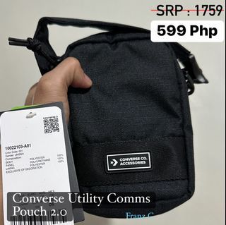 Converse Utility Comms Pouch 2.0 - Black - Converse Small Sling Bag