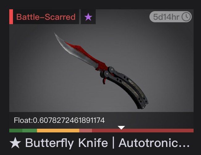 CS2 Butterfly Knife Autotronic BS, Video Gaming, Gaming Accessories