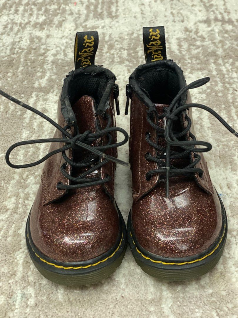Doc martens kinder glitter sales