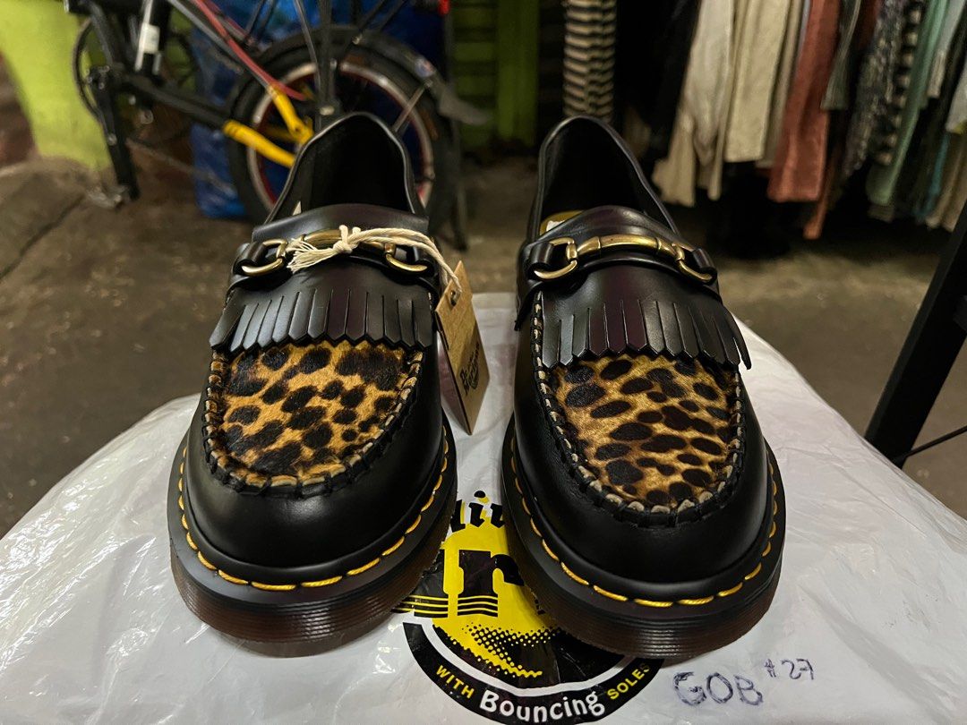 Dr martens adrian leopard on sale