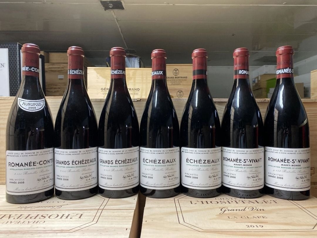 DRC羅曼尼康帝珍稀系列紅酒收藏高價回收Conti、La Tache、Richebourg、Saint-Vivant、Montrachet、Grands  Echezeaux、Echezeaux, 嘢食& 嘢飲, 酒精飲料- Carousell