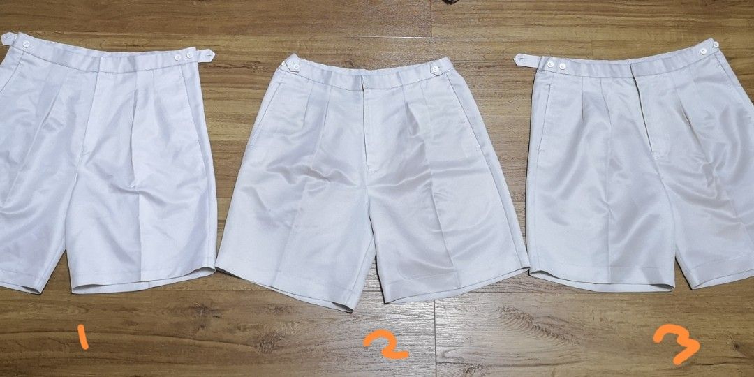 White shorts male sale
