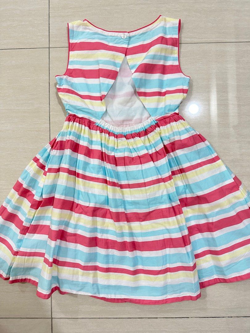 El Corte Ingles Kids Collection Rainbow Dress Size 5 6 116cm