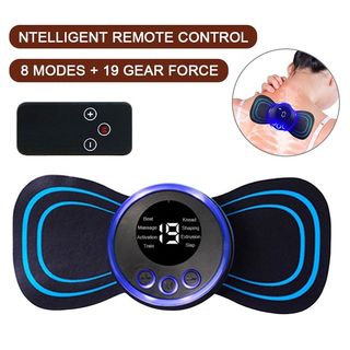 Easy@Home Wireless TENS Unit with APP Remote Control: Back Pain Relief  Muscle Stimulator Massager | Powered by MyPainOff App iOS & Android App |  Pain