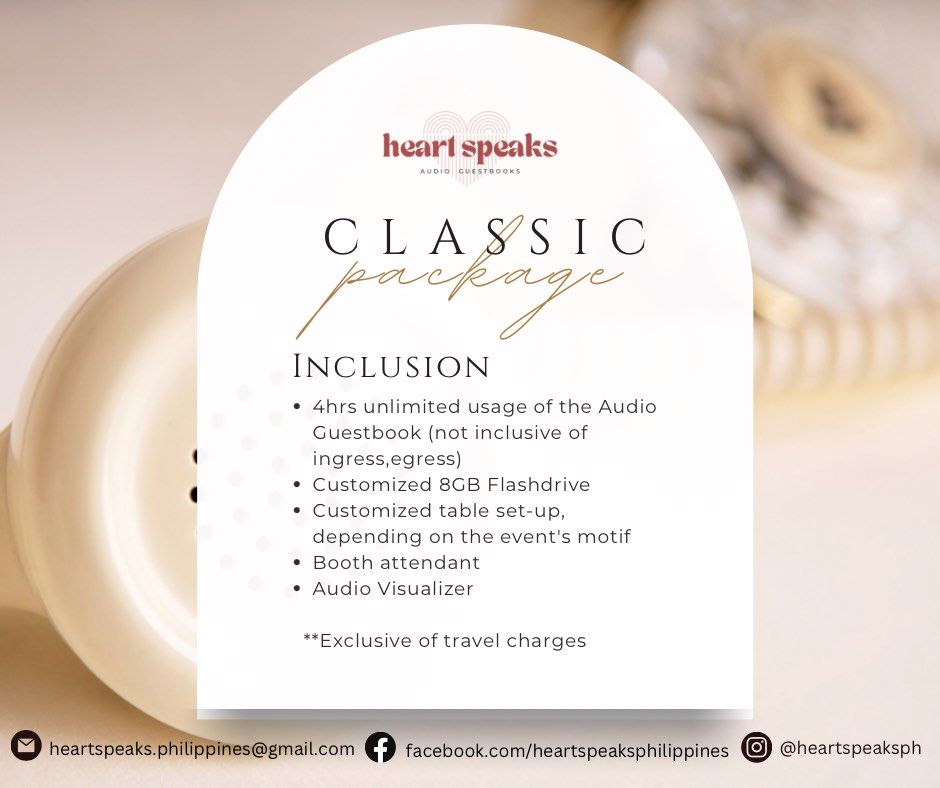 [FOR RENT] Audio Guestbooks by Heartspeaks PH, Audio, Voice Recorders