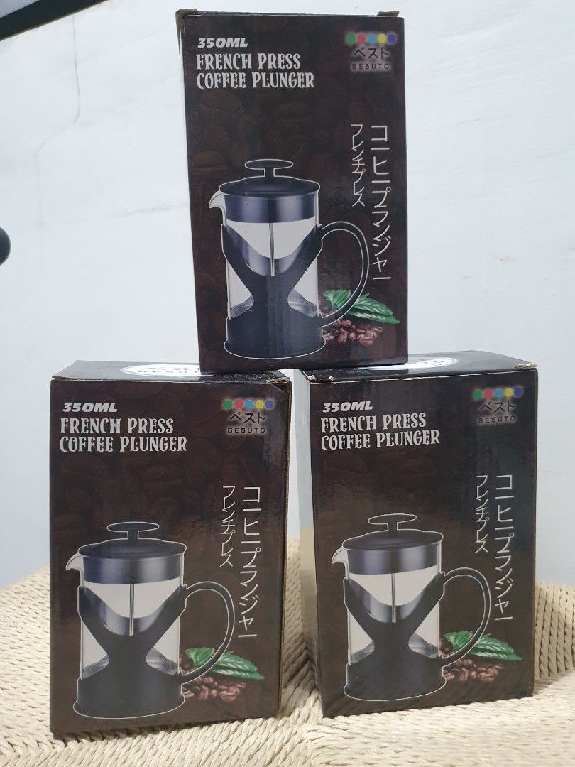 French Press Besuto, Furniture & Home Living, Kitchenware & Tableware