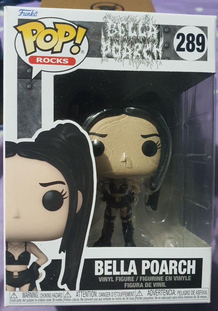 Funko Pop! Rocks 289 Bella Poarch (Category: Designer & Blind Box Toys) located in Marilao. Submitted by BlueMonkey (Listing ID 1273714577, Image 1). Description: Funko Pop! Rocks 289, Bella Poarch New P300.00 Location, Lias, Marilao, Bulacan Pickup/Meetup: Saint Michael, Lias, Marilao, Bulacan Condition: 8.5-9.0/10 scratches on window.