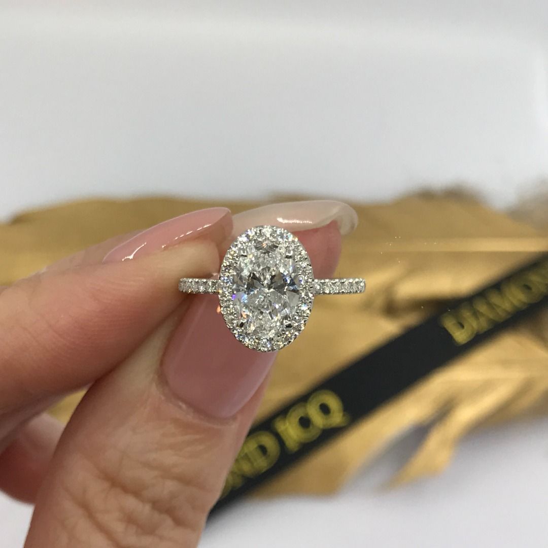 2.00ct Kカラー 3EX ラボグラウンダイヤモンド すばや