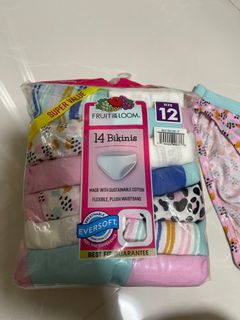 5 Pcs Set Low-Waist Antibacterial Cotton Panties (Ladies. Girls