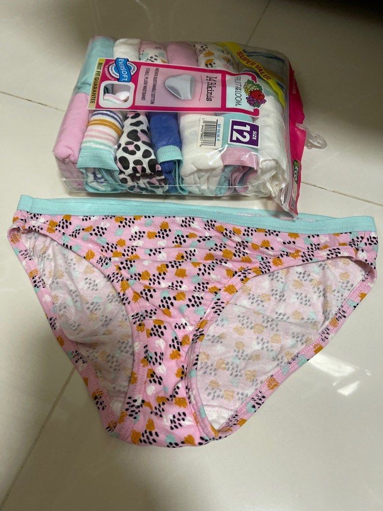 Girl underwear panties bikinis size 12, Babies & Kids, Babies