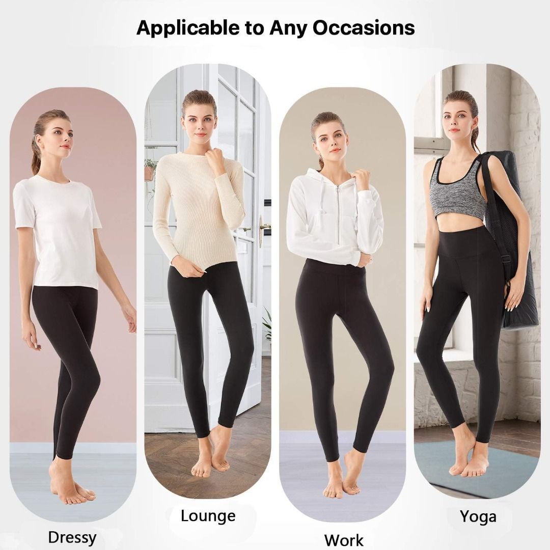High Waisted Tummy Control Buttery Soft Yoga Pants & Leggings for