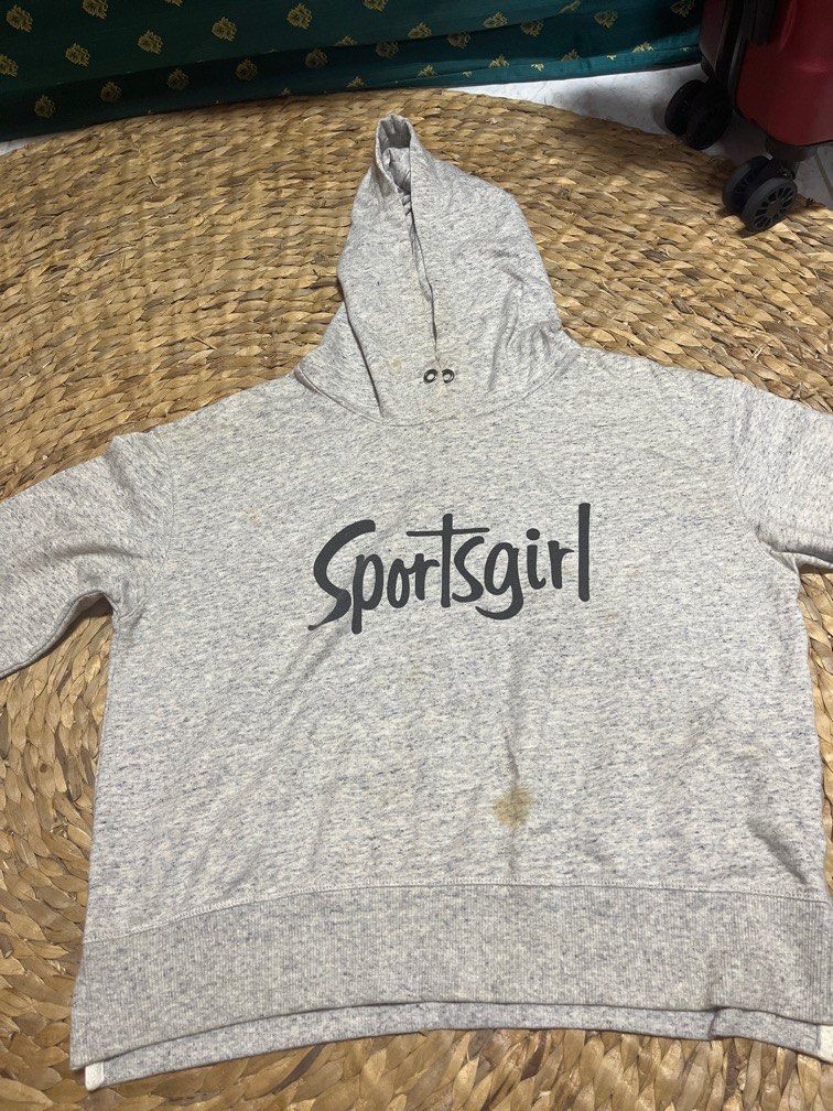 Grey Hoodie Women s Fashion Coats Jackets and Outerwear on Carousell