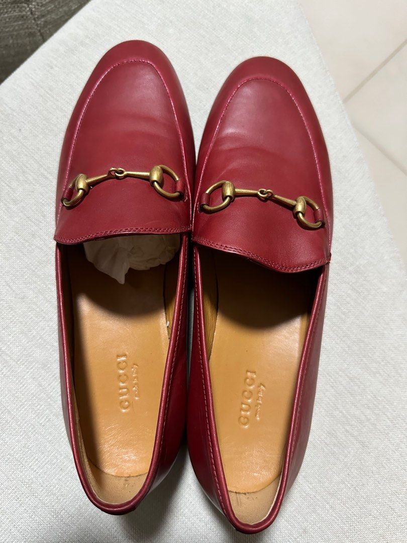 Gucci Jordaan leather flats Luxury Sneakers Footwear on Carousell