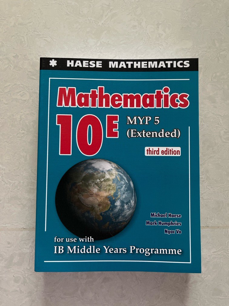 Haese Mathematics 10E IB MYP textbook | irtdpjrj.org.br