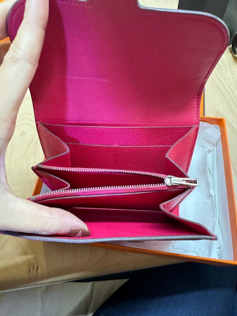 Hermes constance hot sale short wallet