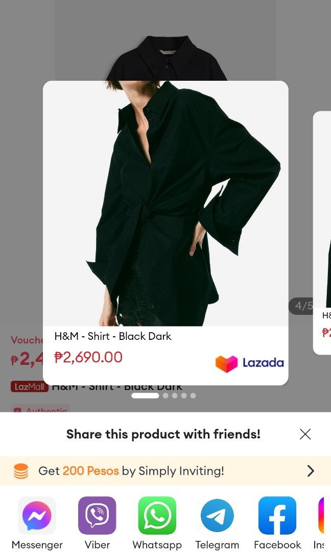 H M size Large Women s Fashion Tops Longsleeves on Carousell