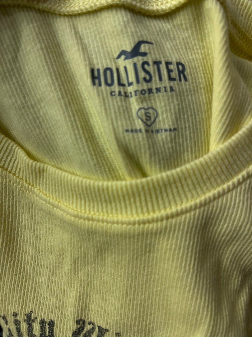 Hollister yellow top outlet