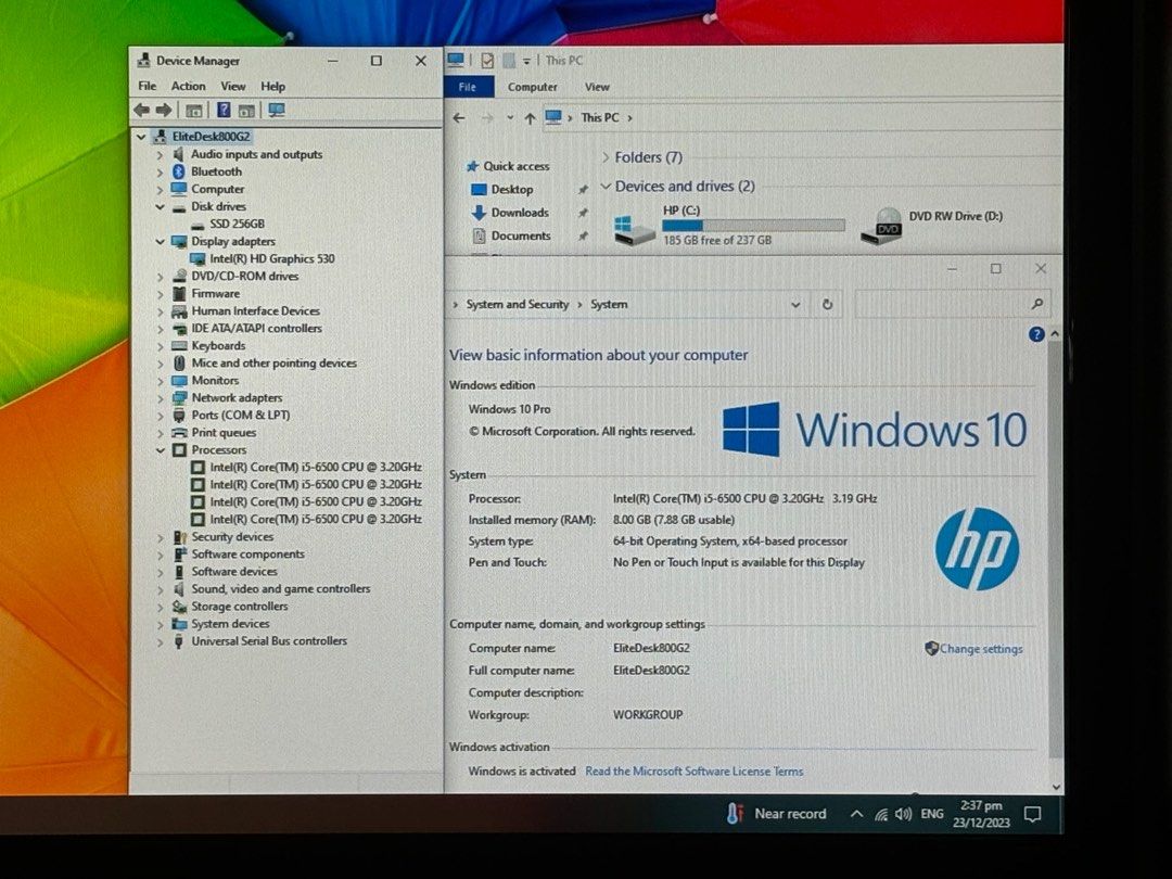 HP EliteDesk Business Office WFH School Students HBL Essential Computer